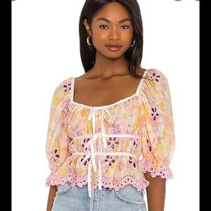 For Love and Lemons Claire Blouse